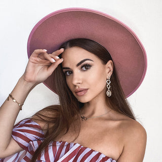 Capri - Walrus Hats Wide Brim Wool Felt Fedora Hat