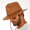 Grand Turk - Scala 100% Raffia Straw Fedora Hat