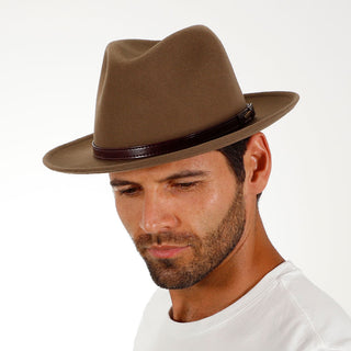 Stetson Cruiser Crushable Wool Felt Fedora Hat - TWCRUR