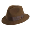 Indiana Jones Fedora Crusader - Authentic Brown Wool Felt Indiana Jones Fedora Hat - IJ551