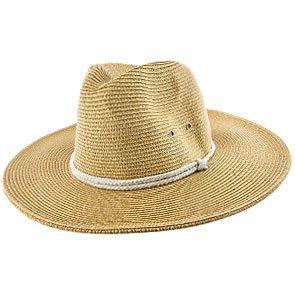 Jeanne Simmons Fedora Summer - Jeanne Simmons Toyo Straw Wide Brim Fedora Hat - 6966