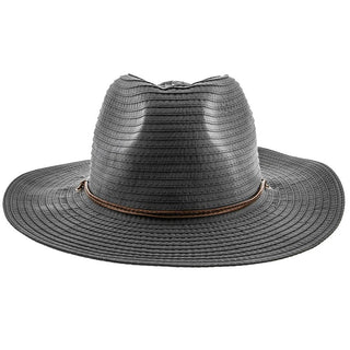 Jeanne Simmons Outback Poolside - Jeanne Simmons Ribbon Wide Brim Fedora Hat - 6981
