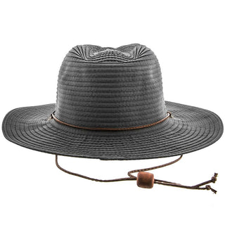 Jeanne Simmons Outback Poolside - Jeanne Simmons Ribbon Wide Brim Fedora Hat - 6981