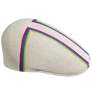 Kangol Flat Cap Angle Stripe 507 - Kangol Wool Flat Cap