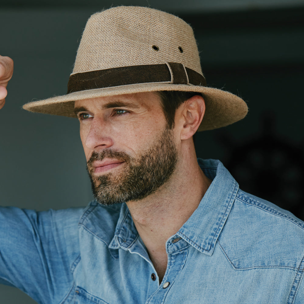 DPC Solarweave Mesh Safari Hat - Men - Camel