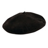 Scala Beret Scala 51 Black Wool French Beret Hat - 10"- Made in France