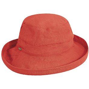 Scala Cotton Big Brim Sun Hats CoraL and Beige Bucket Hats Set of 2 Cotton Up Turned Large Brim Sun Hat - Scala Hats for Women  main image 2