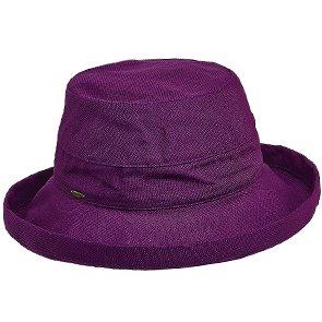 Scala Bretton Bliss - Scala LC484 White Cotton Medium Brim Bretton Bucket Hat