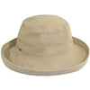 Scala Bretton Bliss - Scala LC484 White Cotton Medium Brim Bretton Bucket Hat