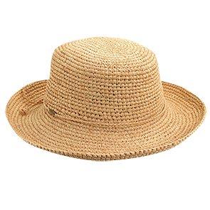 Scala Bretton Cross country - Scala L551OS Tea Packable/Crushable Raffia Straw Bucket Hat