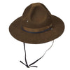 Scala Campaign Scout - Scala H-WF909 Olive Wool Felt Boy Scout Hat - Campaign Pharrel