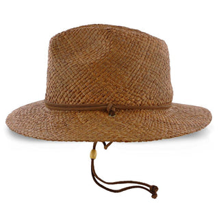 Scala Fedora Grand Turk - Scala 100% Raffia Straw Fedora Hat