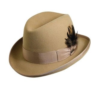 Scala Homburg Dashing - Scala WF545 Wool Felt Homburg Hat