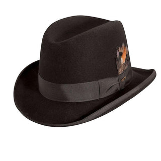 Scala Homburg Dashing - Scala WF545 Wool Felt Homburg Hat