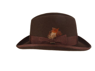 Scala Homburg Dashing - Scala WF545 Wool Felt Homburg Hat