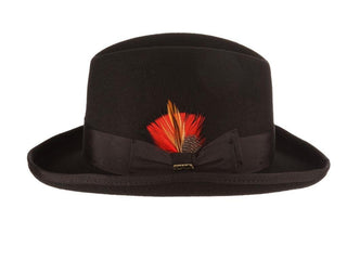 Scala Homburg Dashing - Scala WF545 Wool Felt Homburg Hat
