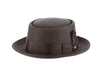 Scala Porkpie Legato - Scala WF509 Black Wool Felt Porkpie Hat