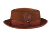 Scala Porkpie Legato - Scala WF509 Black Wool Felt Porkpie Hat
