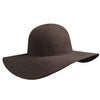 Scala Wide Brim Cocoa - Scala LF41 Chocolate Wool Felt Floppy Wide Brim Hat