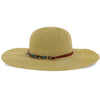 Scala Wide Brim Sedona - Scala Natural 100% Toyo Straw Wide Brim Hat