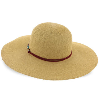 Scala Wide Brim Sedona - Scala Natural 100% Toyo Straw Wide Brim Hat