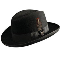 Stacy Adams Homburg Valerio - Stacy Adams SAW545 Royal Wool Felt Homburg Hat