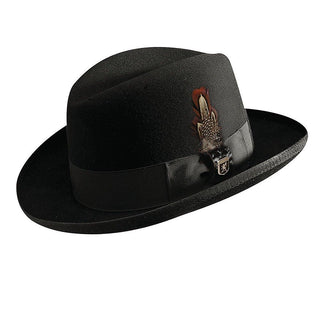 Stacy Adams Homburg Valerio - Stacy Adams SAW545 Royal Wool Felt Homburg Hat