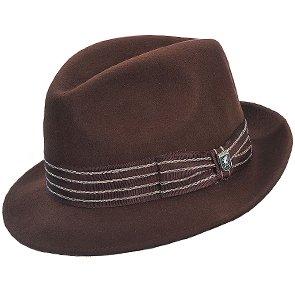 Stacy Adams Trilby Benny - Stacy Adams SAW647 Wool Felt Fedora Hat