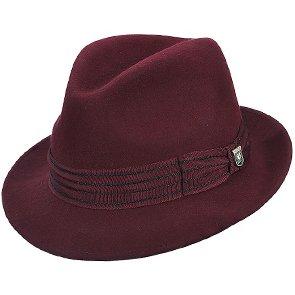 Stacy Adams Trilby Benny - Stacy Adams SAW647 Wool Felt Fedora Hat