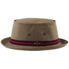 Stetson Bucket Baklava - Stetson Fairway Khaki Cotton Blend Bucket Hat - STC170