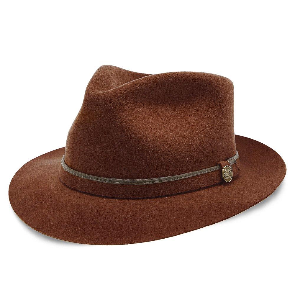 Mens Stetson Belfast Casual Fur Felt Fedora Hat1