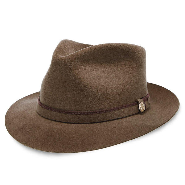 Mens Stetson Belfast Casual Fur Felt Fedora Hat