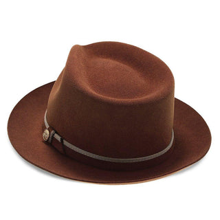 Stetson Fedora Belfast - Stetson Fur Felt Fedora Hat - TWBLFS