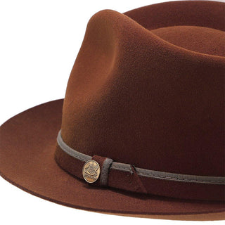 Stetson Fedora Belfast - Stetson Fur Felt Fedora Hat - TWBLFS