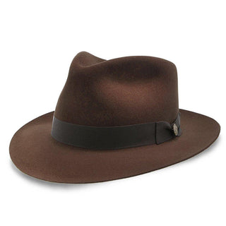 Stetson Fedora Chatham - Stetson Fur Felt Fedora Hat - TFCHAT