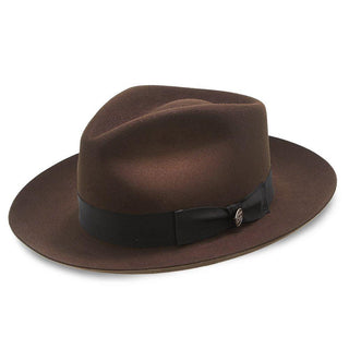 Stetson Fedora Chatham - Stetson Fur Felt Fedora Hat - TFCHAT