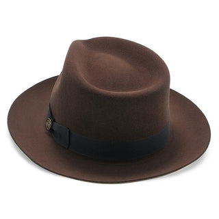 Stetson Fedora Chatham - Stetson Fur Felt Fedora Hat - TFCHAT
