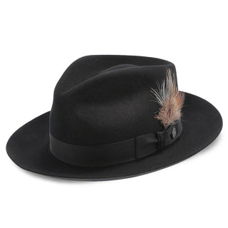Stetson Fedora Chatham - Stetson Fur Felt Fedora Hat - TFCHAT