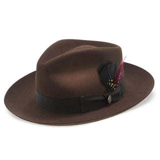 Stetson Fedora Chatham - Stetson Fur Felt Fedora Hat - TFCHAT