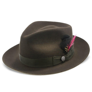 Stetson Fedora Chatham - Stetson Fur Felt Fedora Hat - TFCHAT