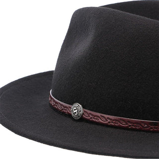 Stetson Fedora Cromwell - Stetson Crushable Wool Fedora Hat - TWCMWL