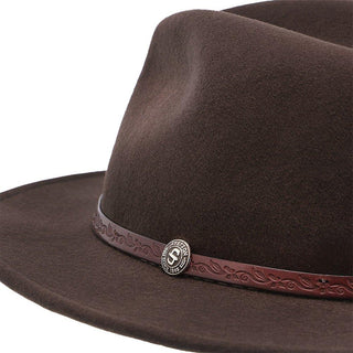 Stetson Fedora Cromwell - Stetson Crushable Wool Fedora Hat - TWCMWL