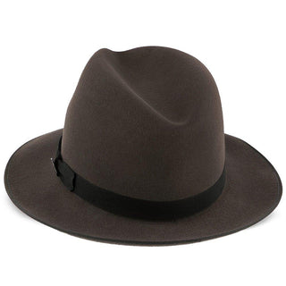 Stetson Fedora Runabout - Stetson Fur Felt Packable Fedora Hat - TFFRUN
