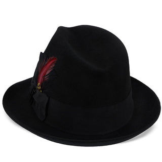 Stetson Fedora Stetson Frederick Wool Felt Fedora Hat - TWFRDK