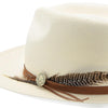 Stetson Fedora Tallahassee - Stetson Natural Shantung Straw Fedora Hat