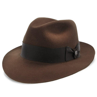 Stetson Fedora Temple - Stetson Fur Felt Fedora Hat - TFTMPL