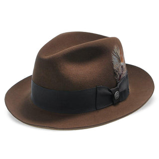 Stetson Fedora Temple - Stetson Fur Felt Fedora Hat - TFTMPL