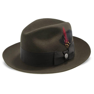 Stetson Fedora Temple - Stetson Fur Felt Fedora Hat - TFTMPL
