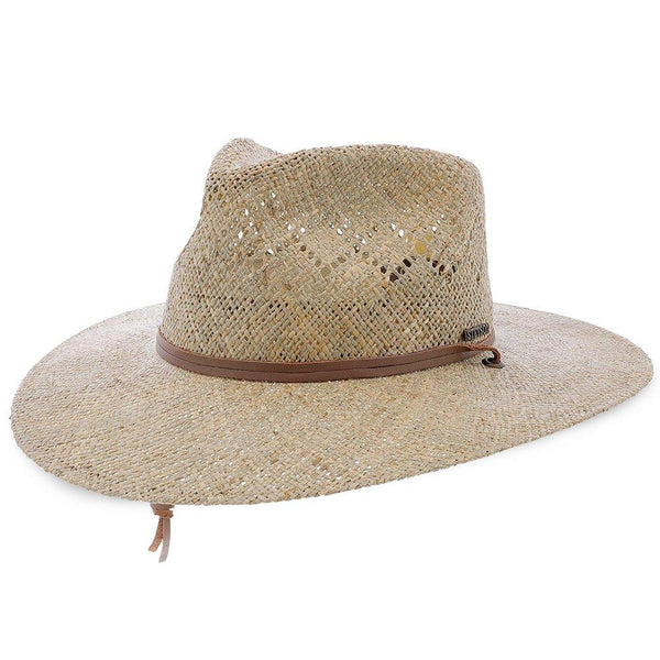 Stetson Terrace Outdoor Vented Seagrass Straw Fedora Hat