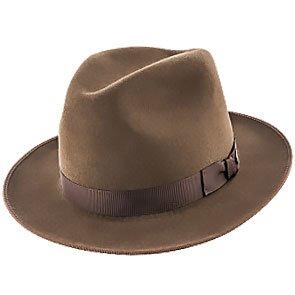 Runabout Stetson Fur Felt Packable Fedora Hat TFFRUN